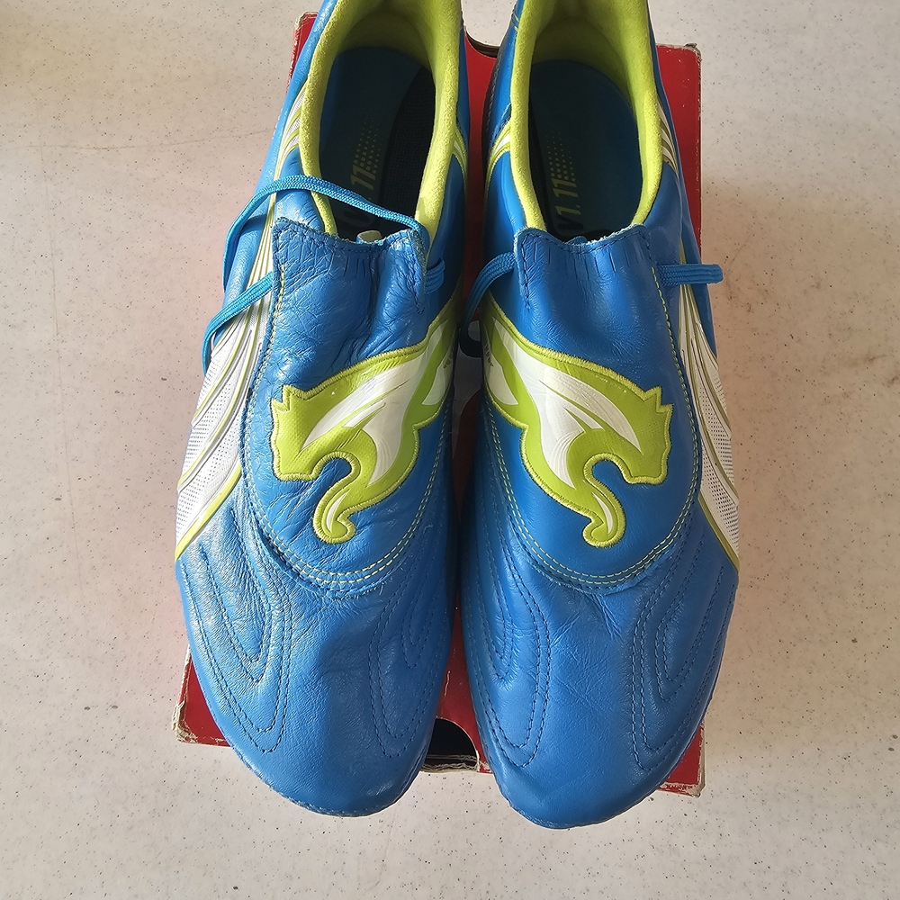 Puma Blue and Green Athletic Shoes